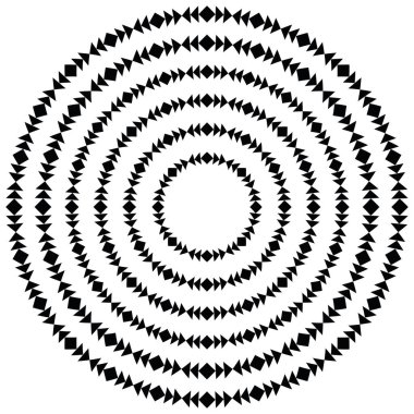 Afrika yuvarlak yuvarlak kenarlık çerçevesi bir aralıkta.