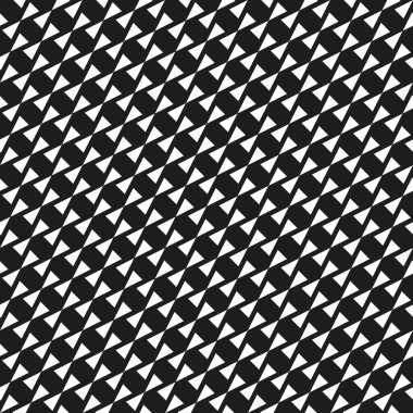 Kusursuz soyut geometrik üçgen iç kenar deseni