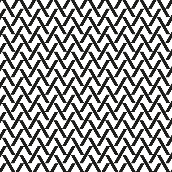 Naadloos Abstract Geometrisch Elkaar Grijpende Zigzagpatroon — Stockvector