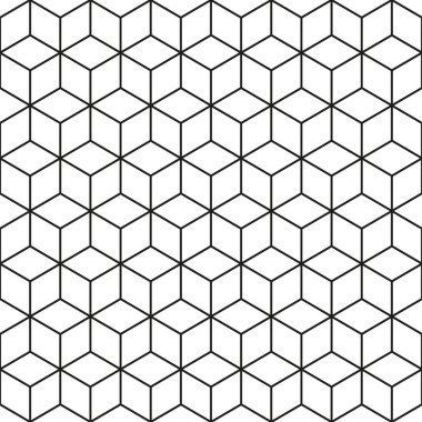 Kusursuz küp soyut geometrik desen arkaplanı
