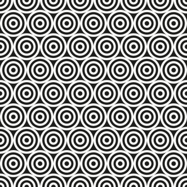 Sorunsuz soyut geometrik daire desen arka plan