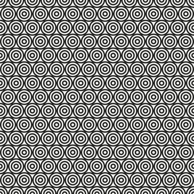 Sorunsuz soyut geometrik daire desen arka plan