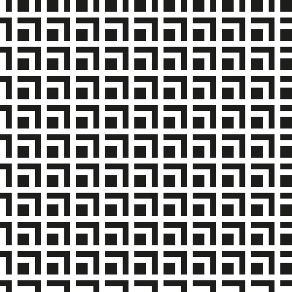 Nahtlose Abstrakte Geometrische Quadratische Muster Hintergrund — Stockvektor