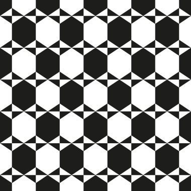 Kusursuz altıgen soyut geometrik desen arkaplanı
