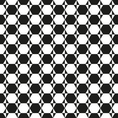 Kusursuz altıgen soyut geometrik desen arkaplanı