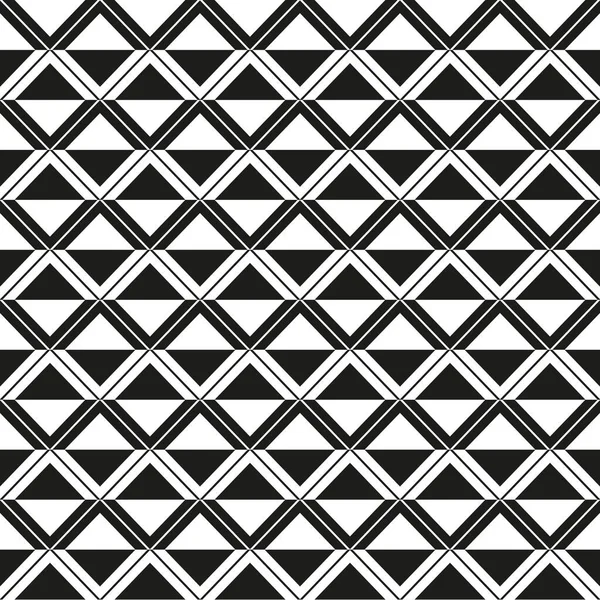 Seamless Decorative Geometric Check Pattern — Stock Vector