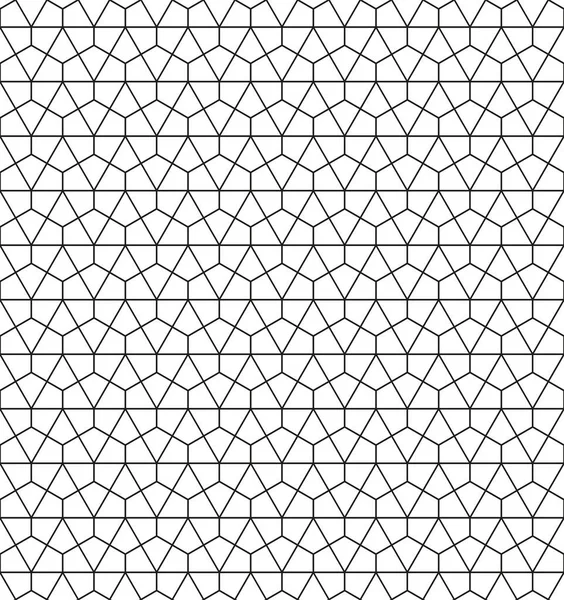 Seamless Abstract Geometric Moroccan Arabic Decorative Pattern — Stock Vector