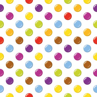 Seamless candy background pattern. Ideal for packaging, retail design or textiles.