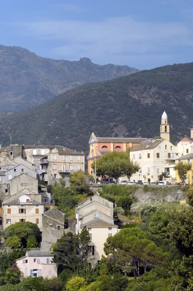 Nonza sull'isola di Corsica, Francia — Foto Stock