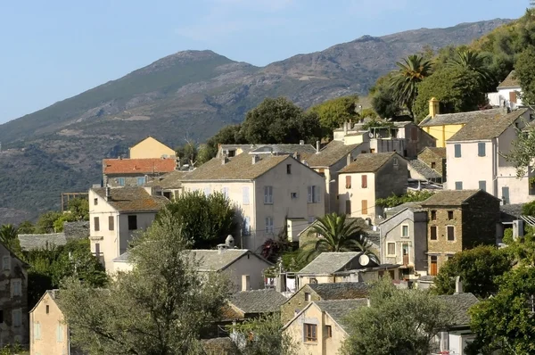 Nonza on the island of Corsica, France — Stock Photo, Image