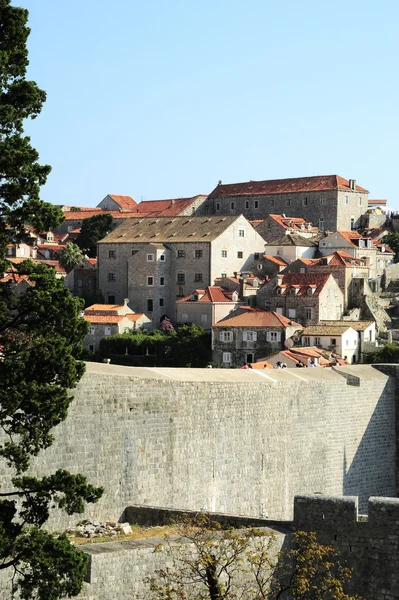 Dubrovnik cidade velha na Croácia — Fotografia de Stock
