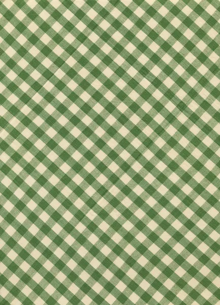 Green and White Gingham Textile Fabric Background