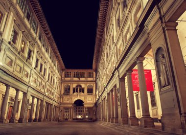 Uffizi Gallery in Florence clipart