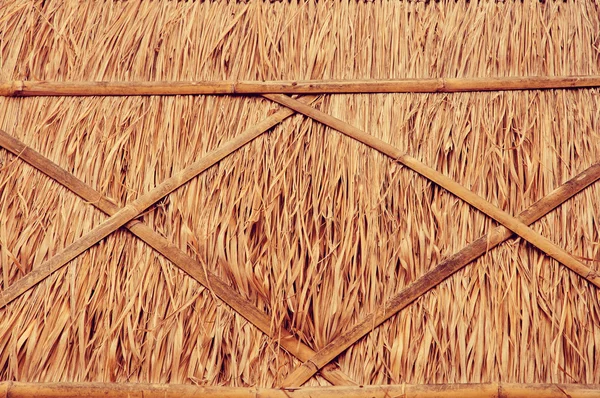 Thatch roof in vintage style — Stock Photo, Image