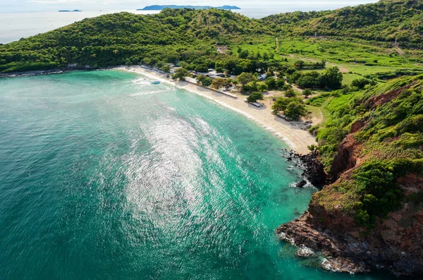 Vue Aérienne Île Koh Larn Koh Lan Thaïlande Par Une — Photo