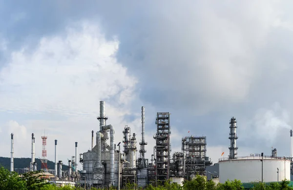 Oil Gas Refinery Plant Storage Tank Form Industry Zone Air — Stock Photo, Image