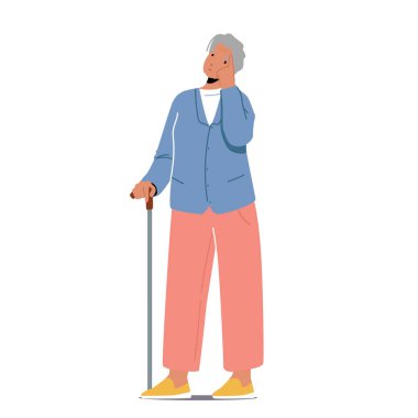 Alzheimer Hastalığı Hastalığı, Yaşlılık Konsepti. Yaşlı Olgun Kadın Beyin Hastalığı ve Hafıza Kaybı 'ndan muzdarip