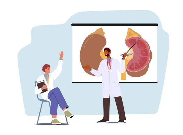 Educação Medicina Seminário Conferência Lição Medicina Apresentação Científica Palestra Treinamento —  Vetores de Stock