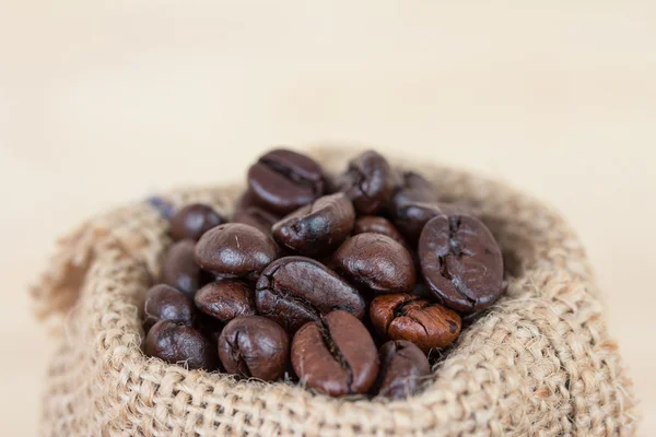 Sluiten Koffie Bonen — Stockfoto