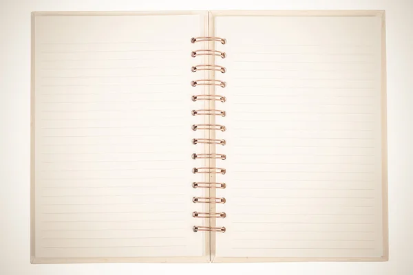 Opened notebook — Stock Photo, Image