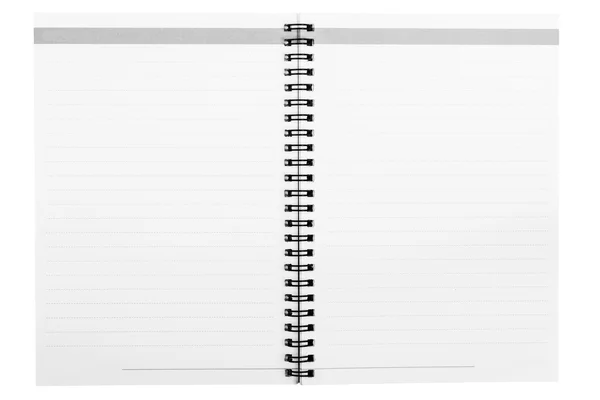 Geopende notebook — Stockfoto