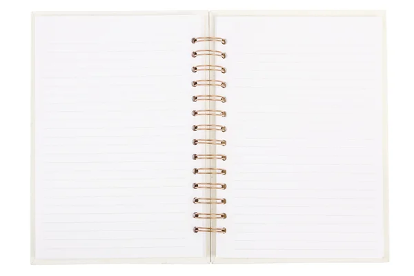 Opened notebook — Stock Photo, Image