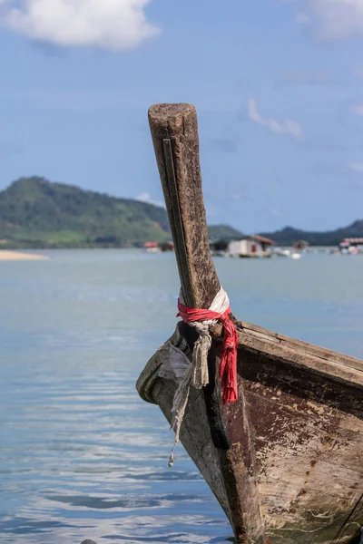 Head long tail fisherman boat — Stock Photo, Image