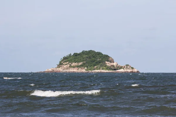 Eiland en de zee — Stockfoto