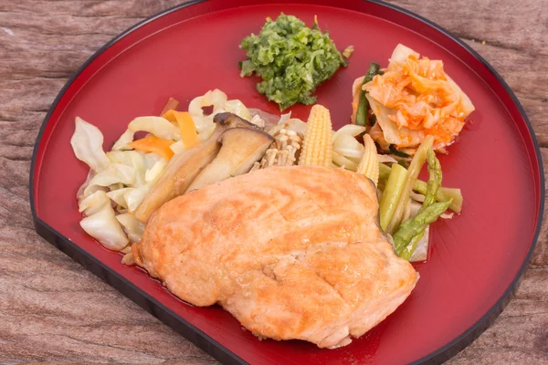 Bife de salmão — Fotografia de Stock