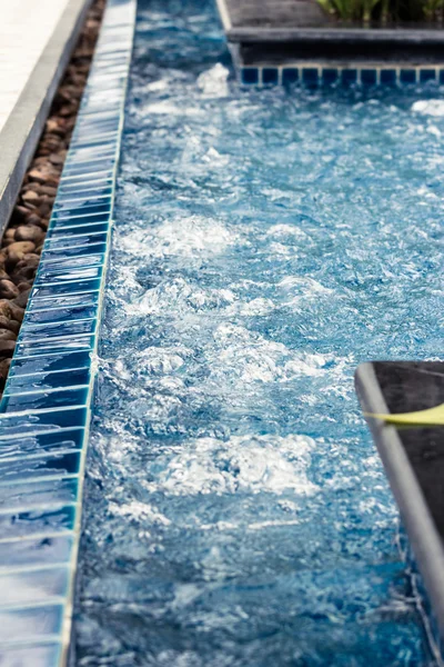 Vackra vattentryck av jacuzzi — Stockfoto