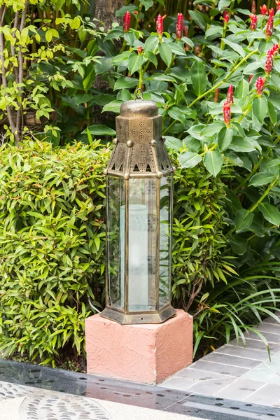 Vintage metal lantern — Stockfoto