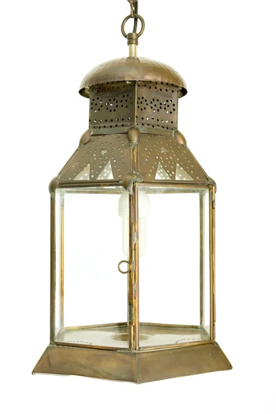 Velho lanterna de metal morocco — Fotografia de Stock