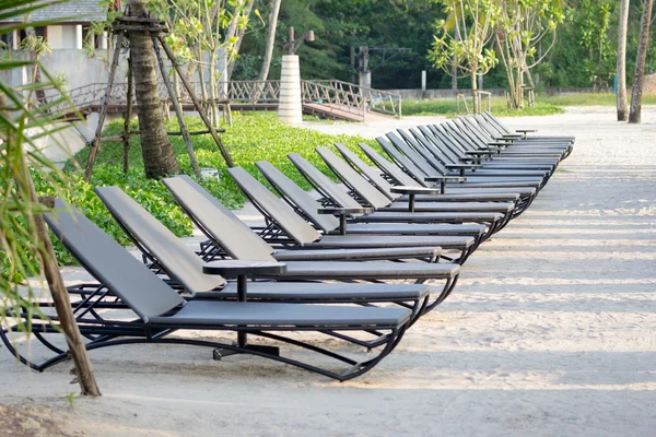 Sedie da spiaggia — Foto Stock