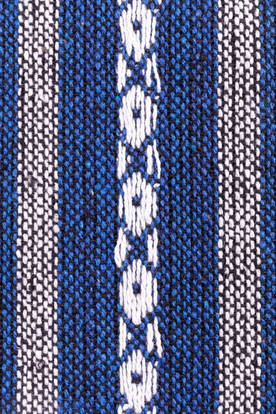 Blue and white knitting background texture — Stock Photo, Image