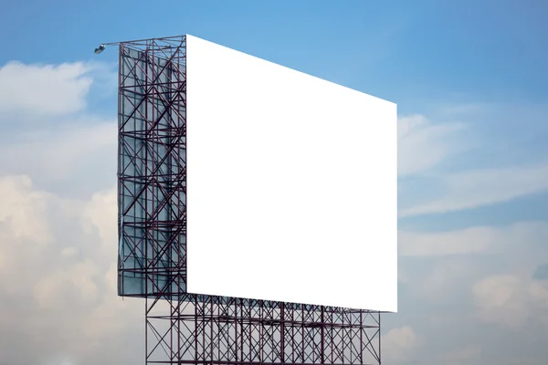 Blank billboard ready for new advertisement — Stock Photo, Image