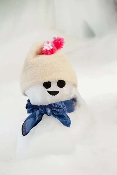 Cute little snowman — Stock Photo, Image