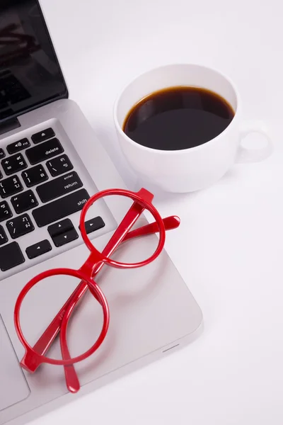 Coffee Break (cores suaves e vinheta filtrada ) — Fotografia de Stock