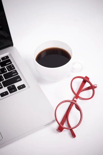 コーヒー ブレーク (柔らかな色とビネット フィルター) — ストック写真