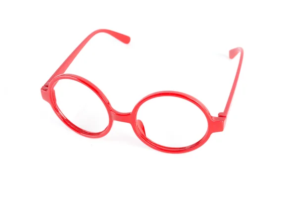 Lunettes rouges isolées sur fond blanc — Photo