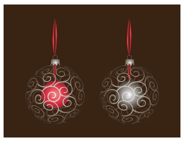 Decorative Christmas balls — Stock Photo, Image