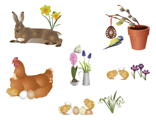 Easter symbols — Stok fotoğraf