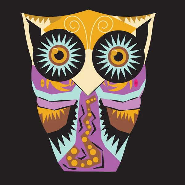 Decorative Vector Owl Royalty Free Stock Illustrations