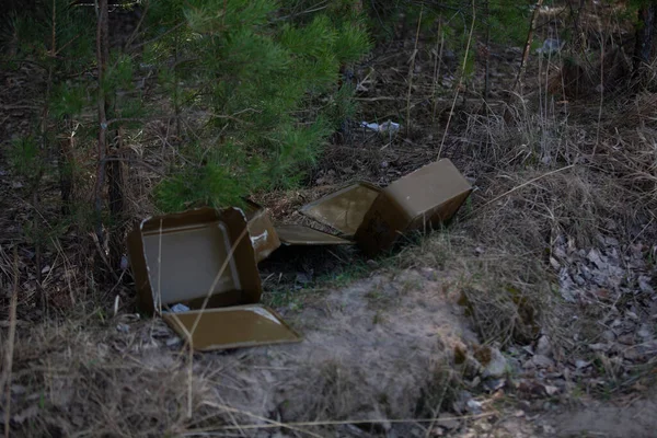 Rus ordusunun geride bıraktığı cephane kutuları.