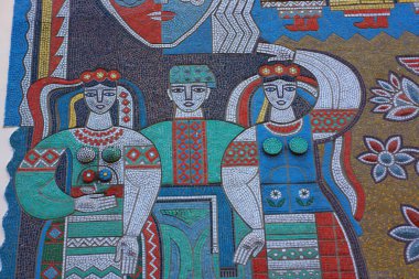 Mosaic of the Soviet period in the Ukrainian style