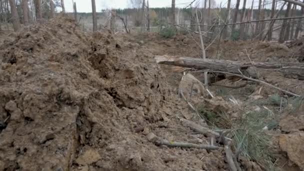 Site Chute Bombe Aérienne Russe — Video