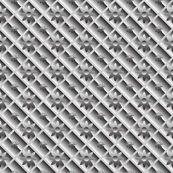 Design sömlös metalliska diagonala mönster — Stock vektor