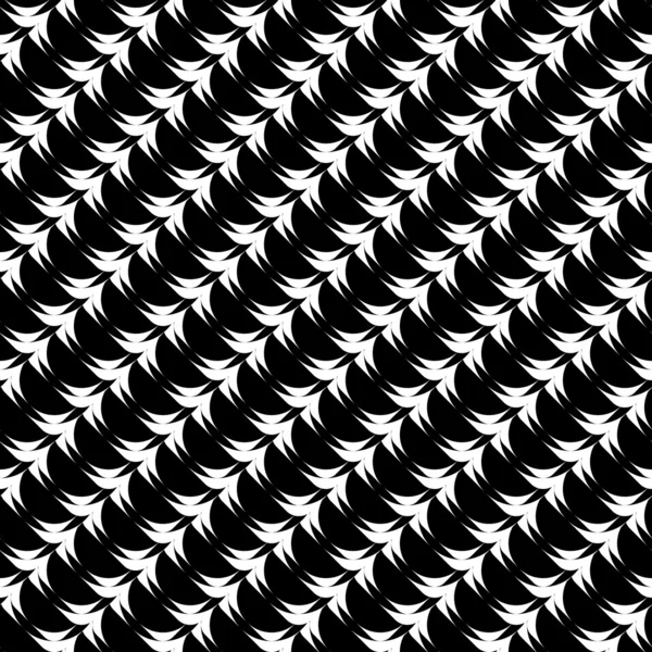 Design sömlös monokrom diagonala mönster — Stock vektor