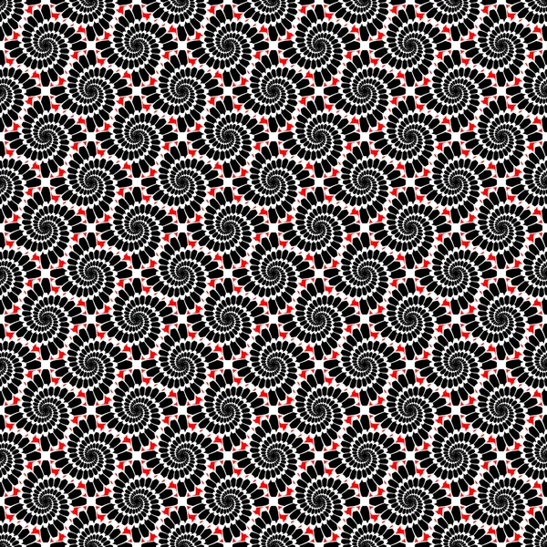 Conception sans couture motif spirale diagonale — Image vectorielle