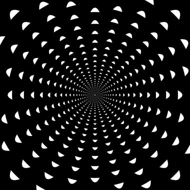 op sanat monokrom soyut perspektif huni hareketi zemin