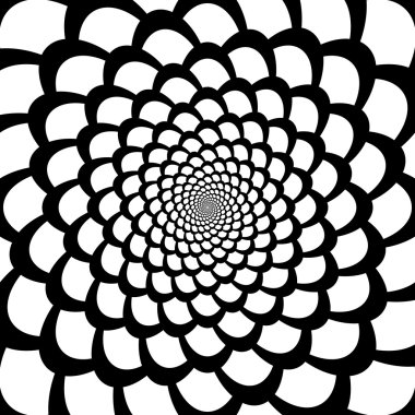 tek renkli soyut perspektif huni hareketi zemin op bir